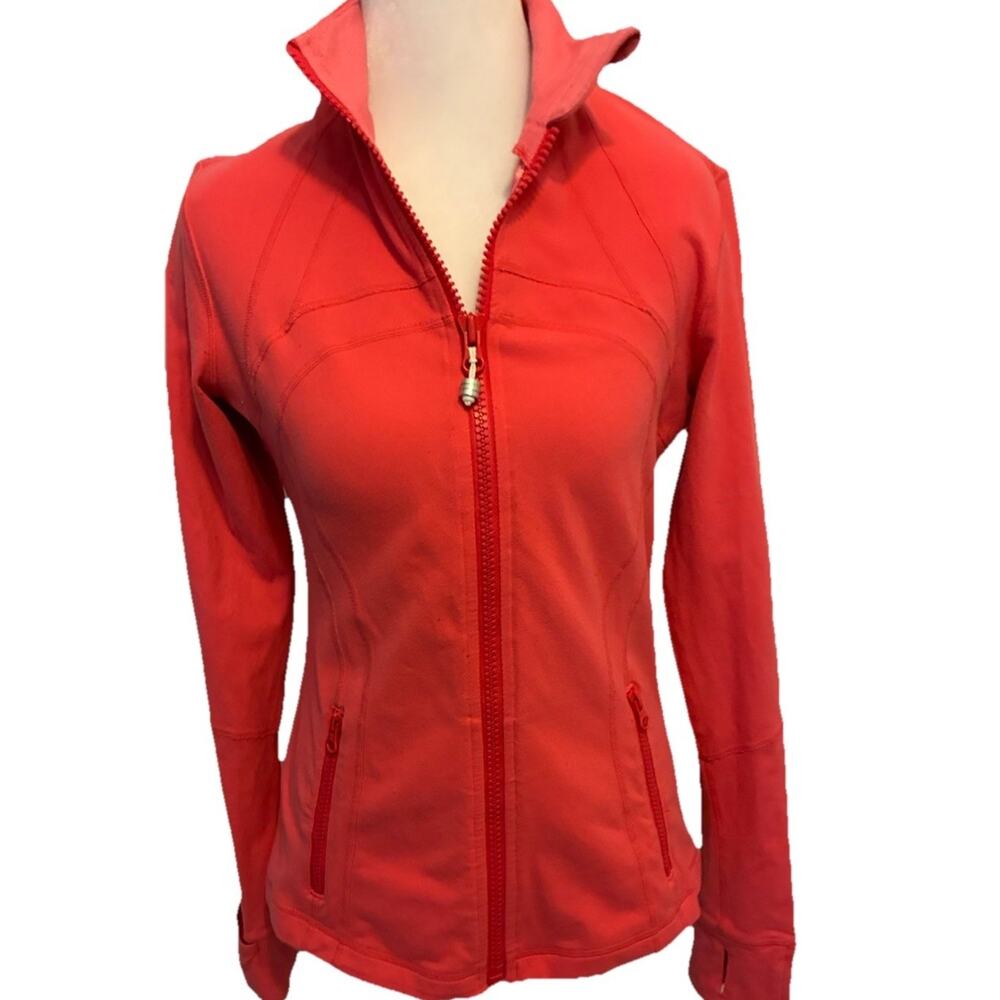 Lululemon Define Jacket Pink Boom Juice Size 8 Barbie Stretch Full Zip Yoga 2016